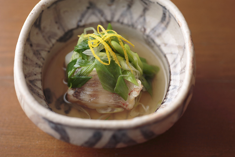 アマダイとカブの難波煮