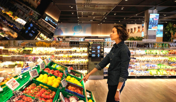 ミラノの未来型スーパーマーケット