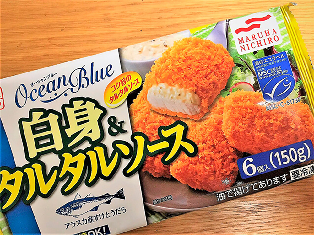 MSC認証マークが付いた冷凍食品