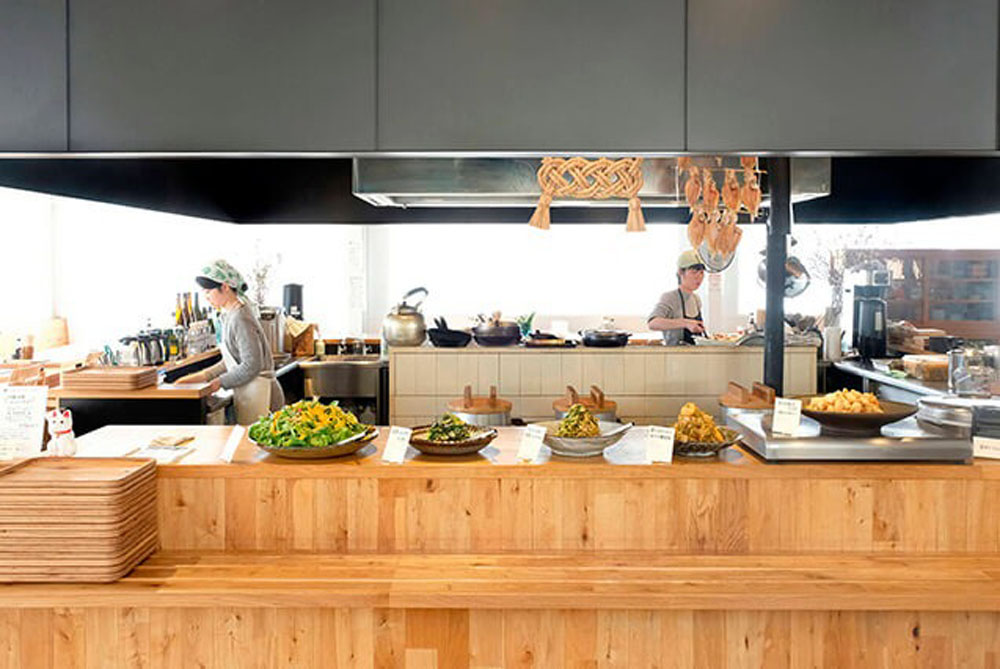 真ん中に“かま”がある。