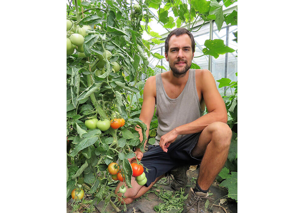 The Food Hubの農園部門を統括するベントさん