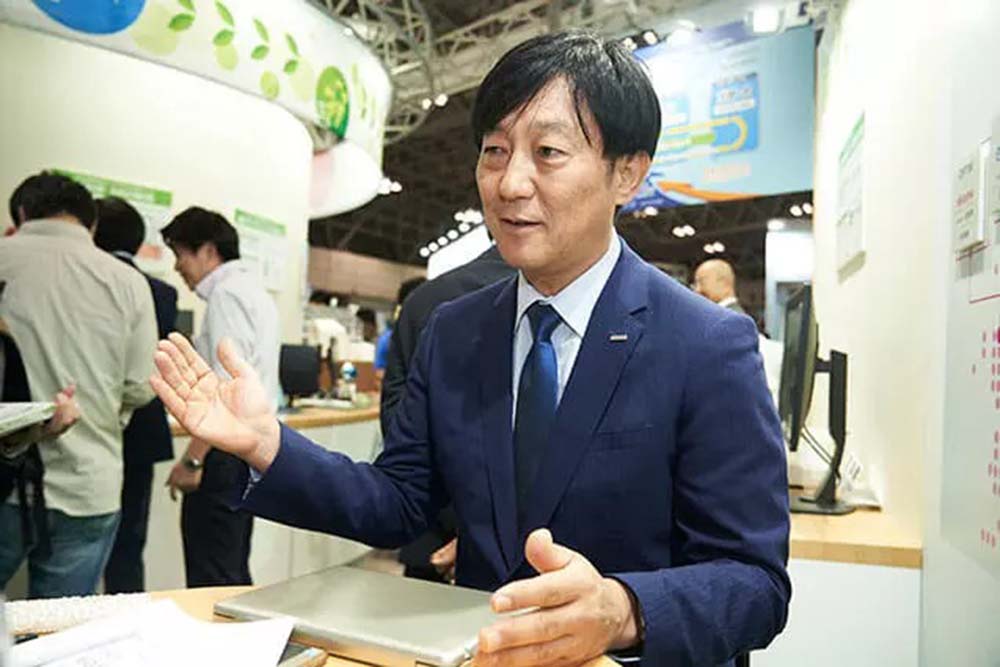 NTTドコモ法人ビジネス本部第二法人営業部BtoBtoX推進担当チーフエコロジストの遠藤正道さん。NTTグループ全体でICTを活用した食農分野における様々な課題解決に向けた事業を手掛ける。