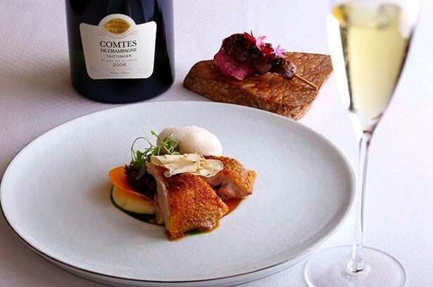 テタンジェとガストロノミーの幸福な出会い