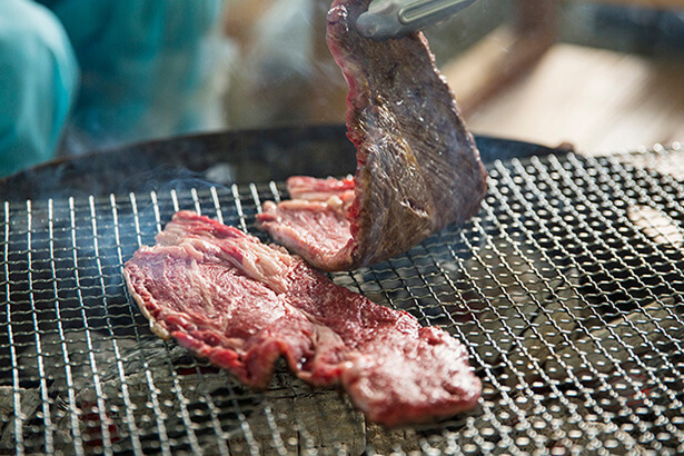 「いわて短角牛」　肉焼きLIVE！