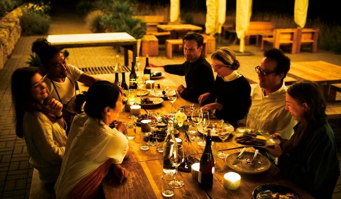 カリフォルニア プルーンづくしのNomadic Dinner