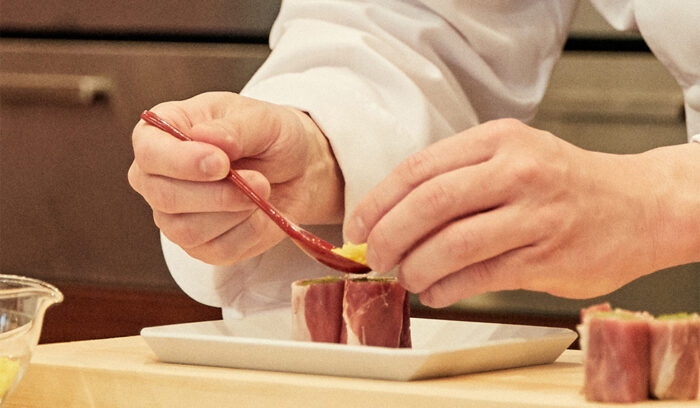 加工肉は、豊潤な薫りを生かす。