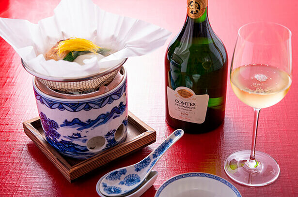 テタンジェと京料理の幸福な出会い