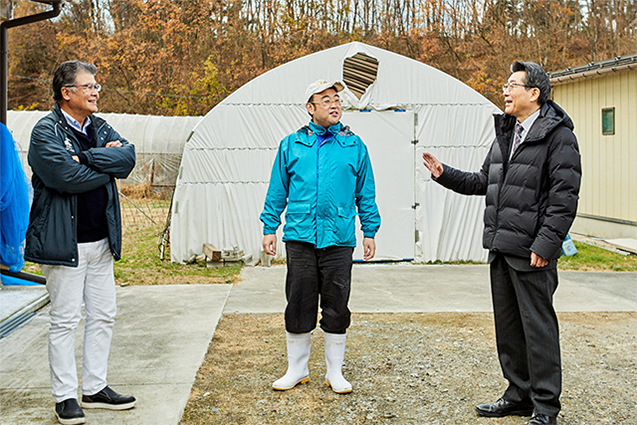 川俣町農業振興公社の孵化場