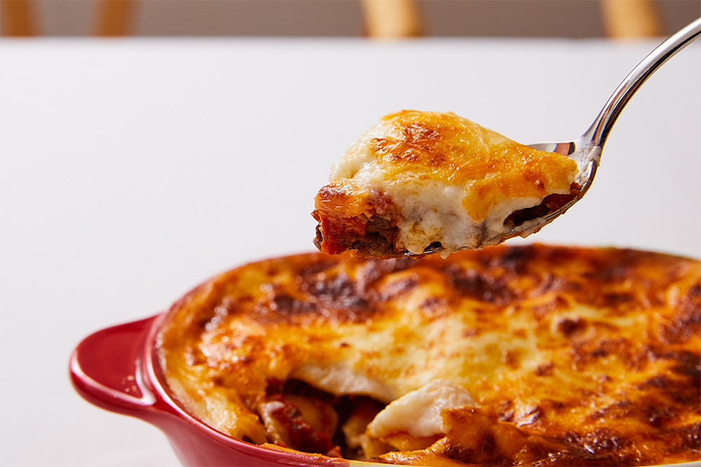 ミートソースのラザーニャ