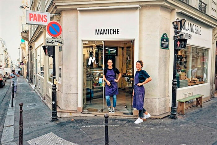 「パン屋、Mamiche」