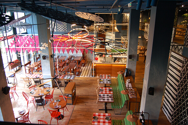 レストランをエンターテインメントに