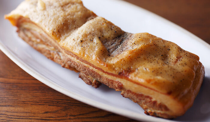 フライパンで作る自家製ベーコン