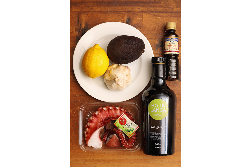 「タコとアボカドのサラダ」材料と作り方