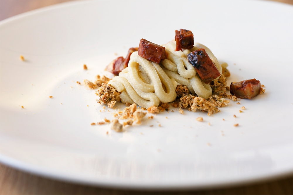 MENU ゴルゴンゾーラのジェラート　モンブラン仕立て