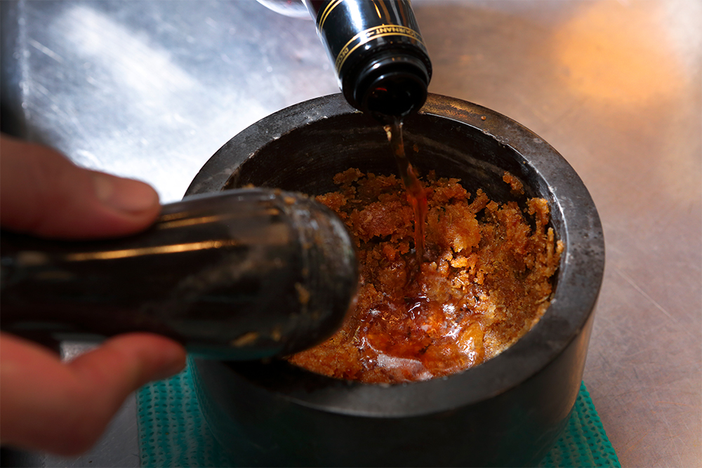 「ヒヨコ豆とホウレン草の煮込み」の作り方