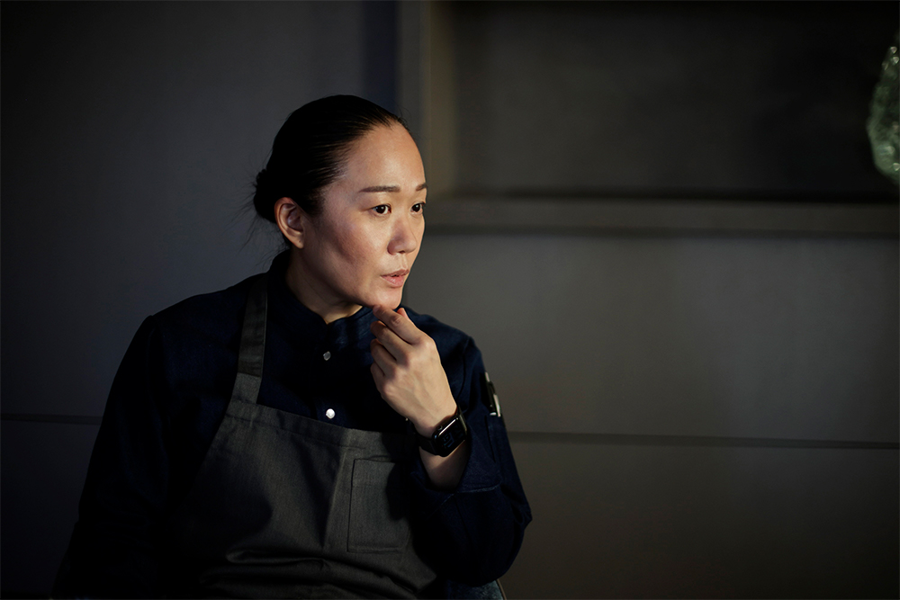 「知ること、考えること、選ぶことが大事」と加藤峰子シェフ。