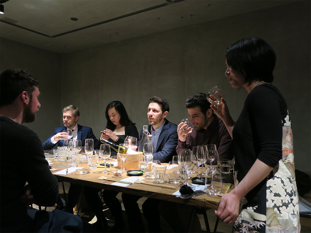 2017年、自作として初の「Nature×Nature」が完成し、そのペアリングイベントを東京で行った時の様子。在日のフランス人、ソムリエやチーズ職人など、プロからの意見を聞くことができた。
