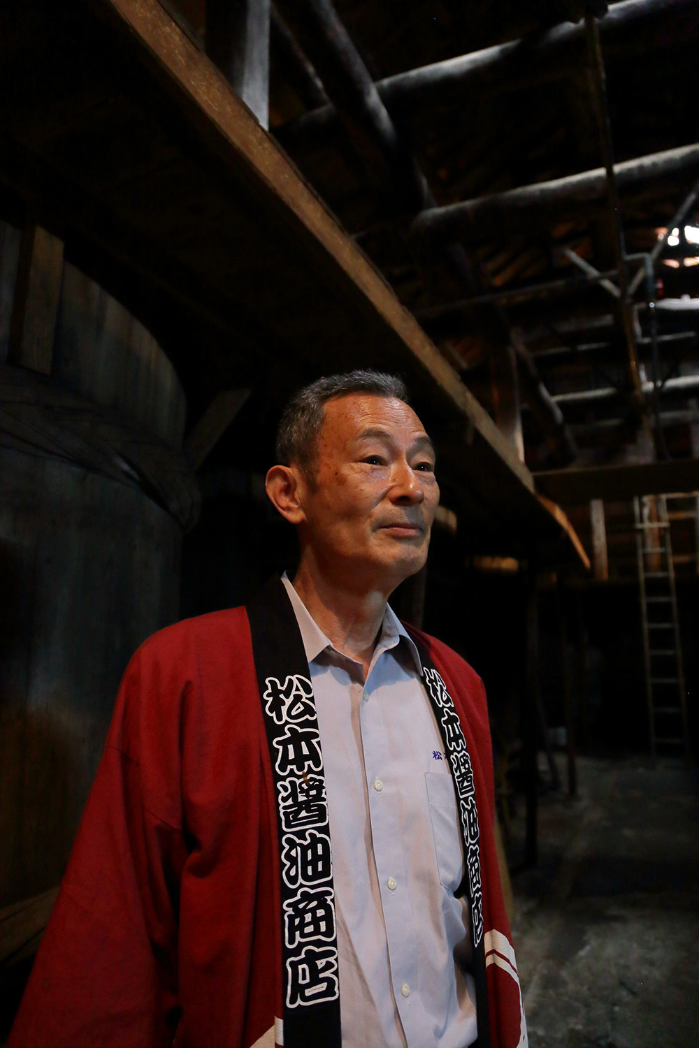 45年前に婿入りし松本の４代目を継いだ松本公夫さん。