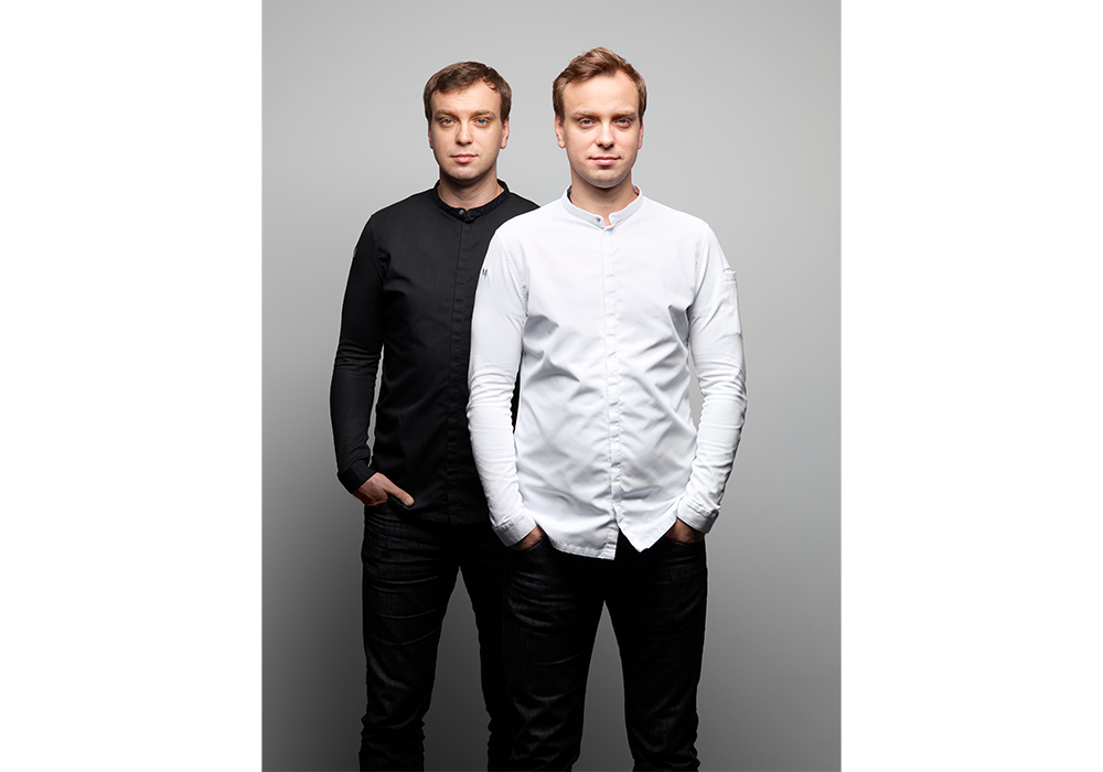 双子のスター、セルゲイとイワンのベレズツキー兄弟が経営するレストラン「ツインズガーデン」は、2022年版ミシュランガイド・モスクワ版で二ツ星を獲得。(photo by Elena Koldunova)