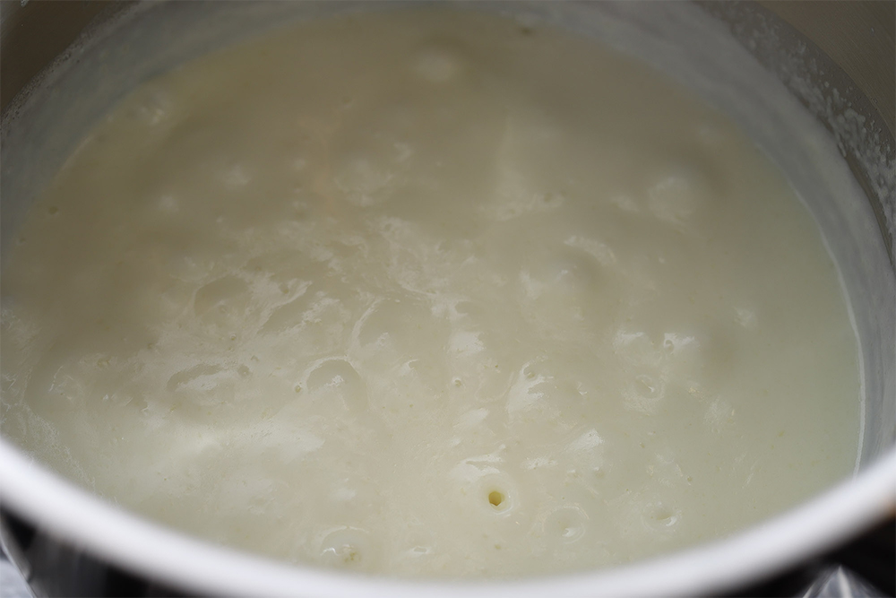 【４】さらに火を入れる