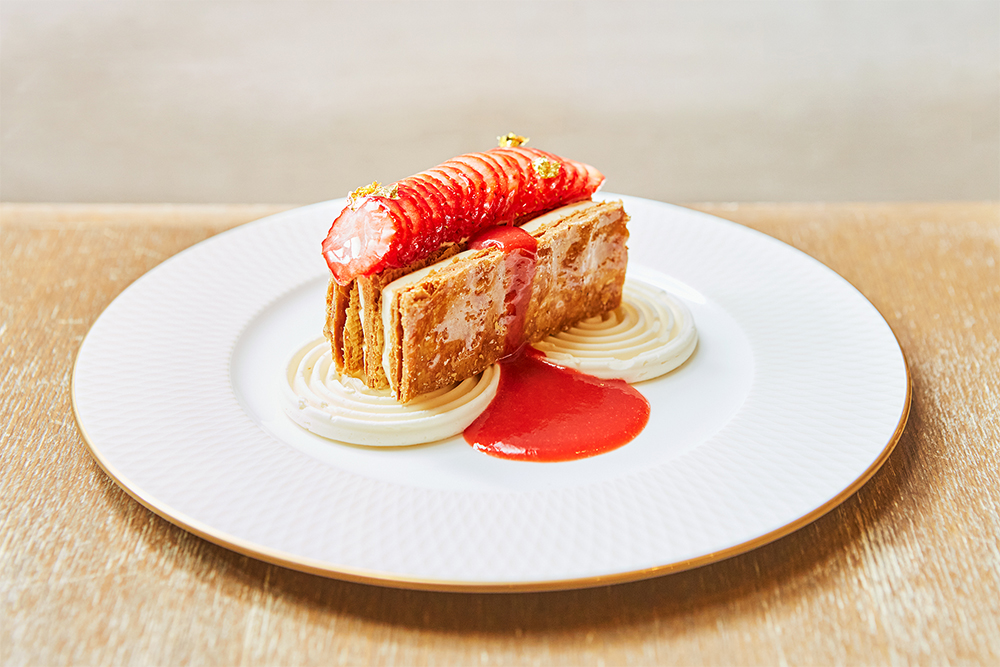 「季節のミルフィーユ イチゴ」￥1,680（税込）