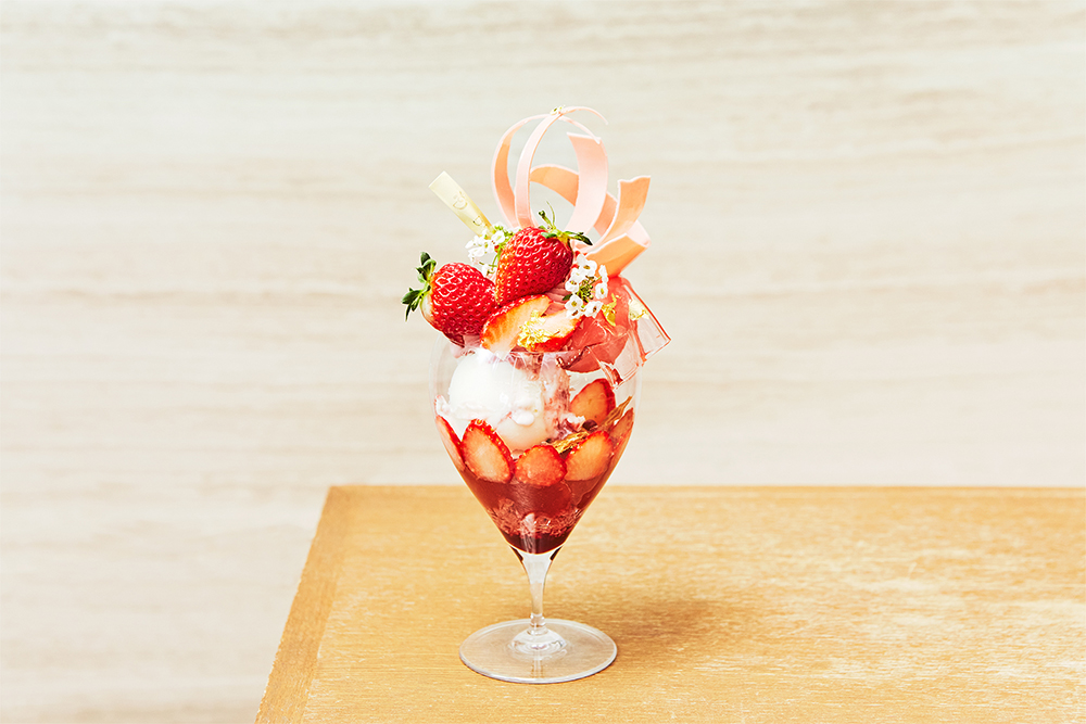 「イチゴガリ」ドリンク付き、￥3,960（税込）