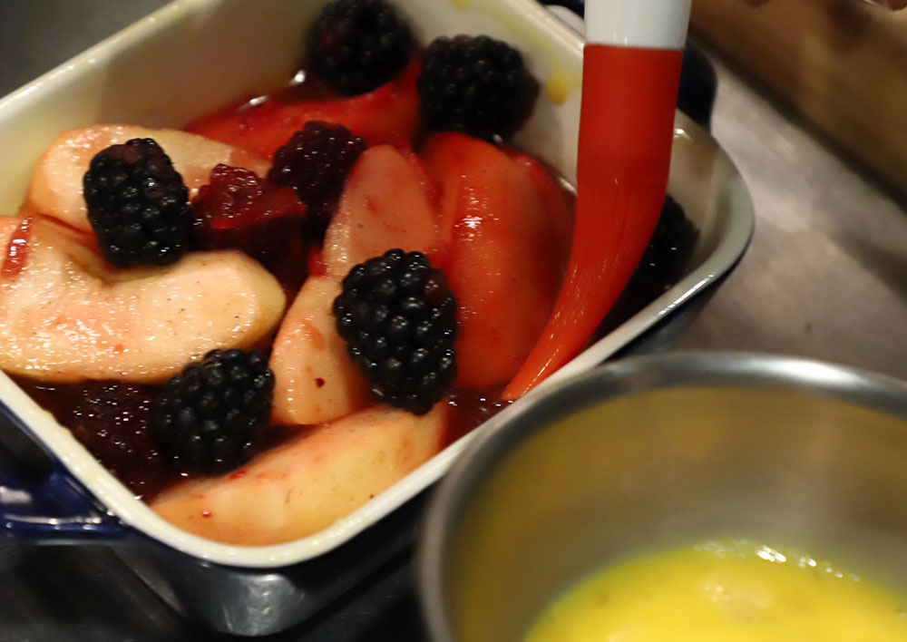 [６]グラタン皿に盛りつける