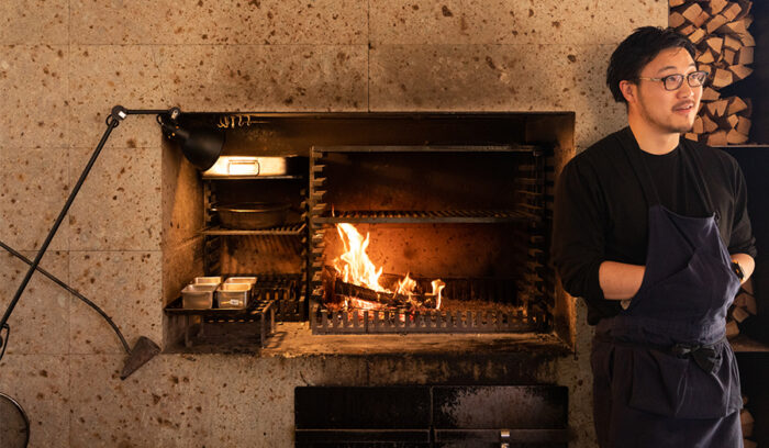 自然と人をつなぐレストラン「Maruta」の多様な薪火使い