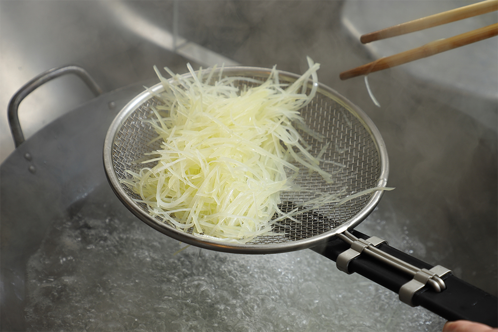 ［３］一気にさっと茹でる