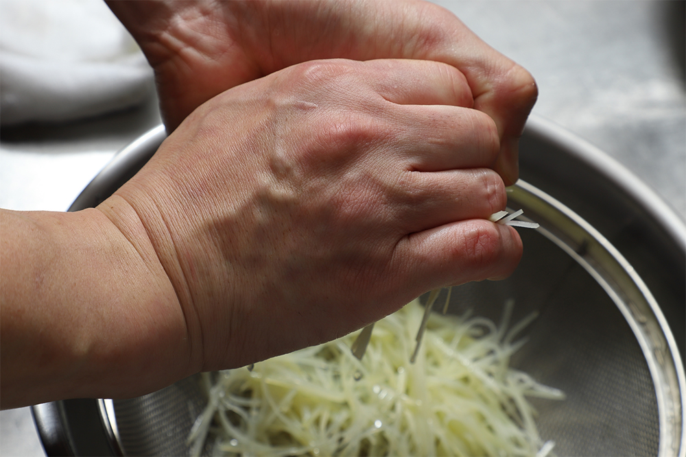 ［５］しっかり絞る