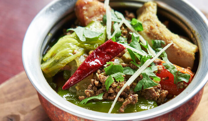 調理時間は10分！　エリックサウスの「豪快キーマカレー」