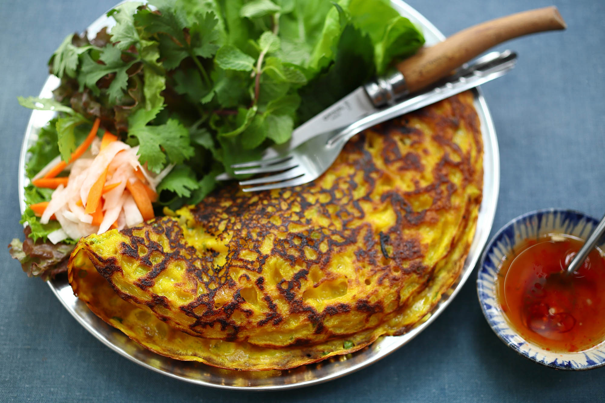 米粉で作るベトナム風お好み焼き「バインセオ」 フェーズフリーな食材レシピ