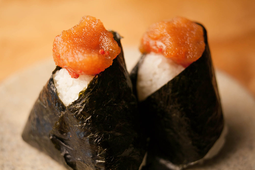 自家製明太子のおにぎり