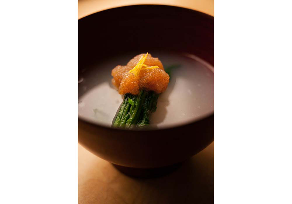 鱈と明太子のお粥椀