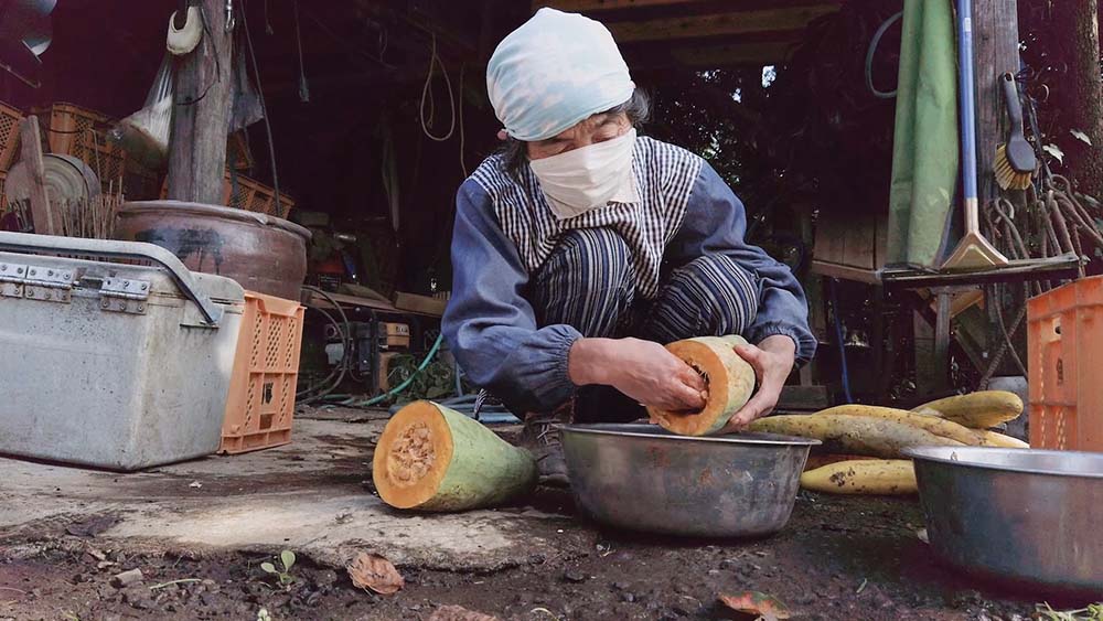 種には先人の生命が凝縮して宿る。種を継ぐことが永続的な営みにつながる。「農業技術という共有財産の象徴が種」と柴田監督。