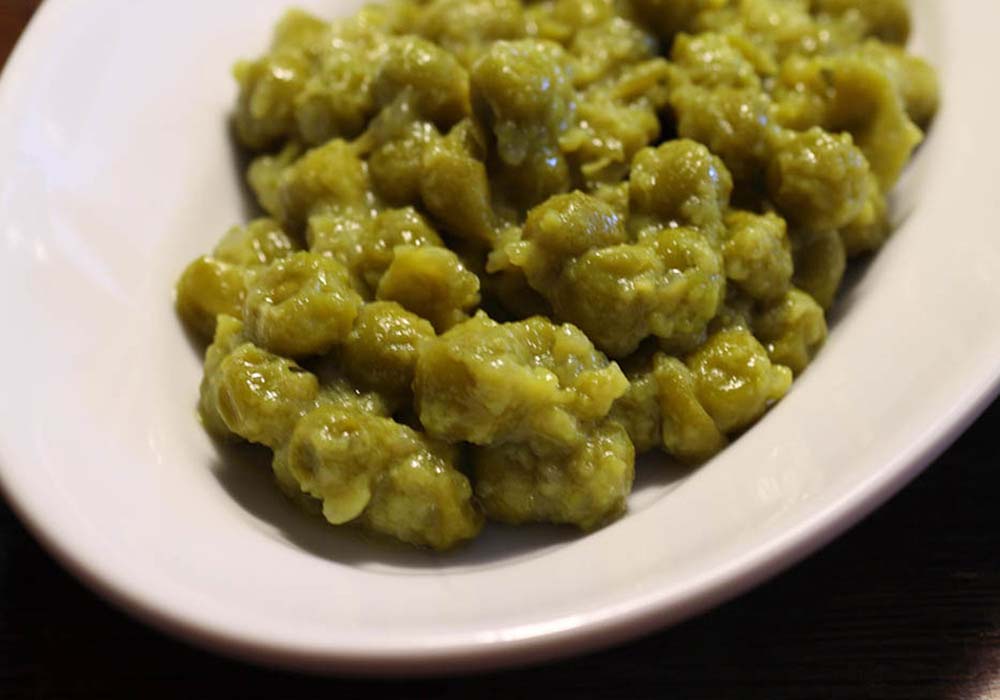 時間にしか作れない味がある。「グリーンピースのトリフォラーティ」