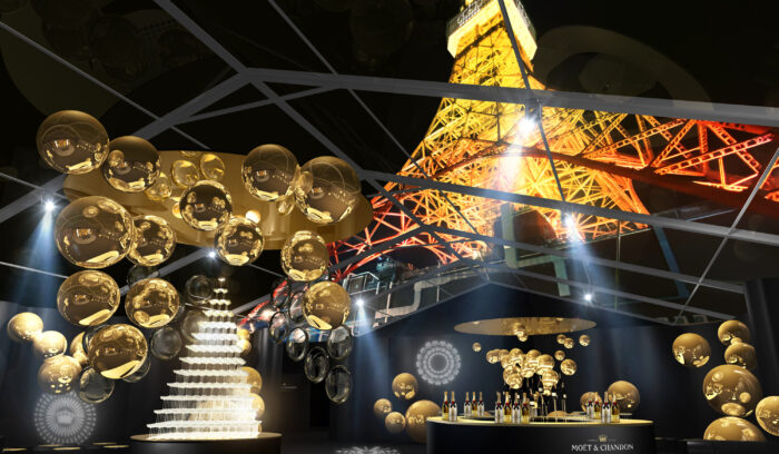 「モエ・エ・シャンドン “EFFERVESCENCE – エフェルヴェソンス” シャンパンの魔法と輝きを」