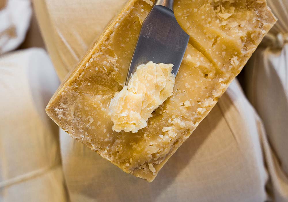 この穴蔵で数世紀に渡って最高のチーズが熟成していく様