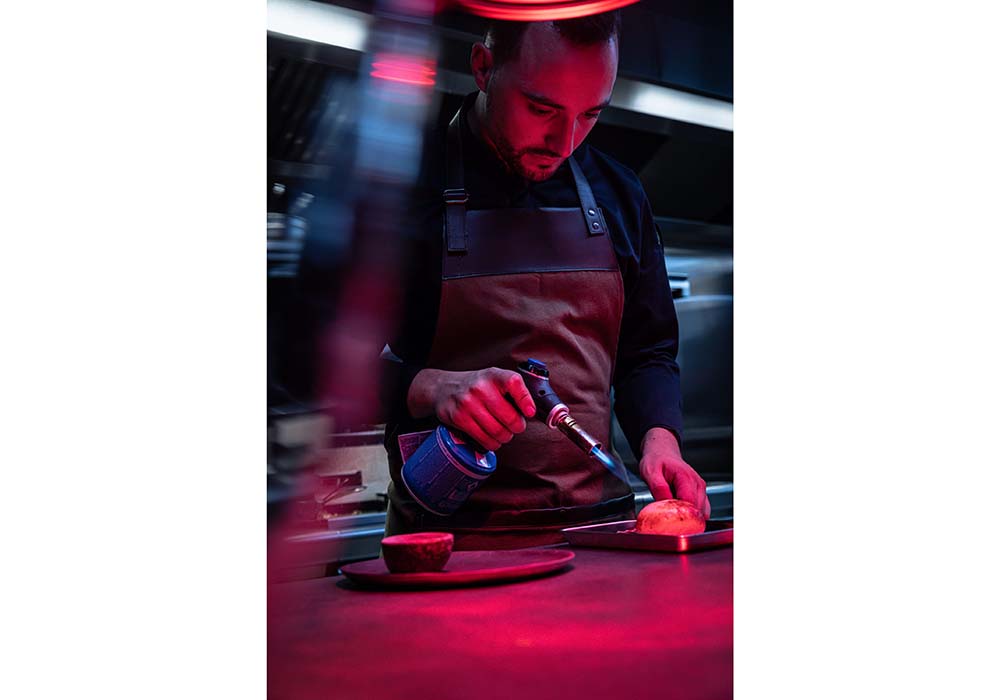 シェフを務めるシルヴァン・クリヴォー。将来有望な26歳。