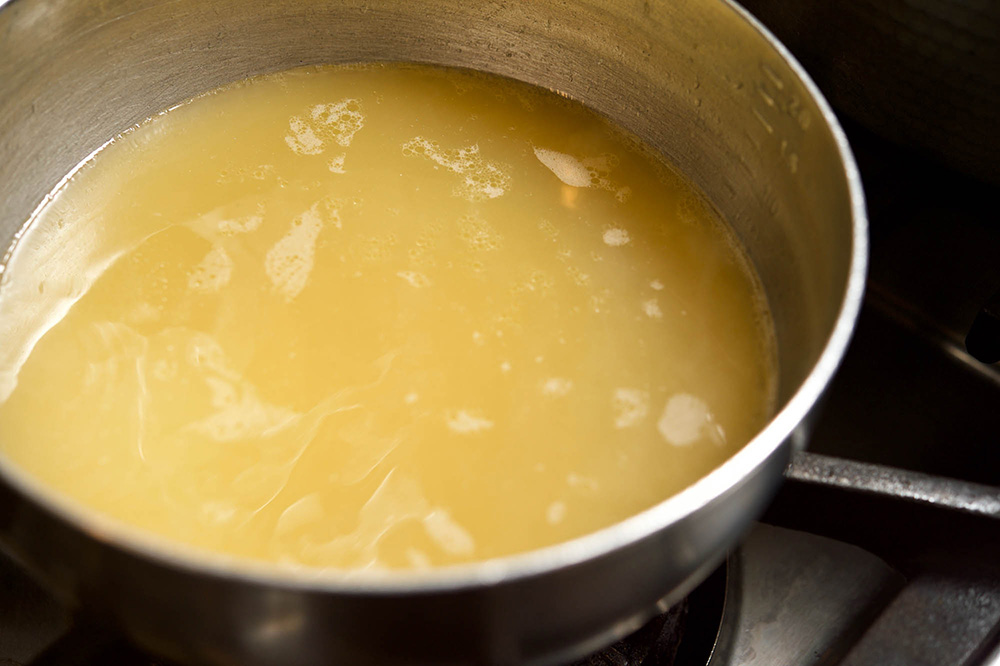白濁したスープ