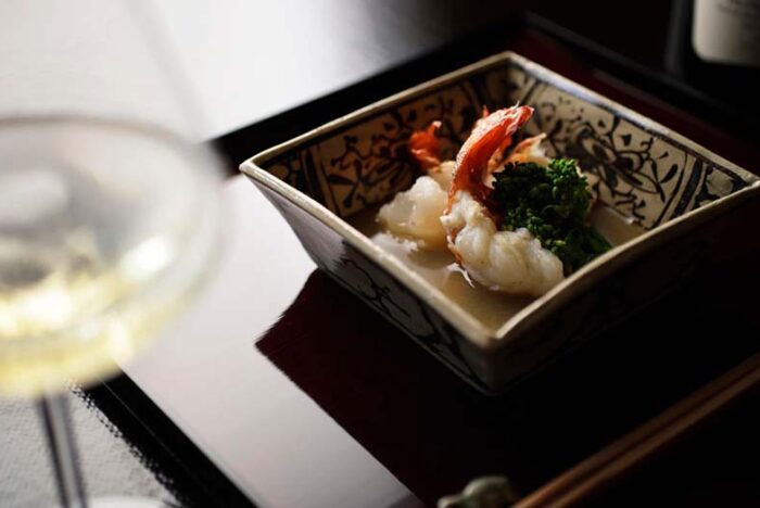 「一期一会の旬の地のものと」