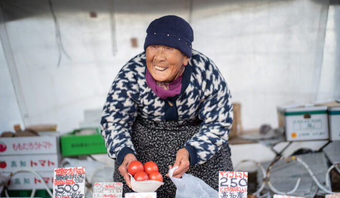 87歳。「市で田んぼも三反買えたし、息子と娘に家も建てられた」