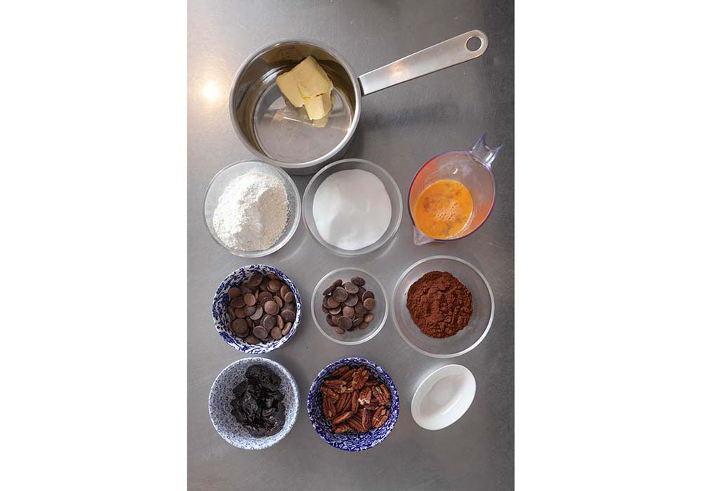 プルーン・ピーカン・ブラウニー