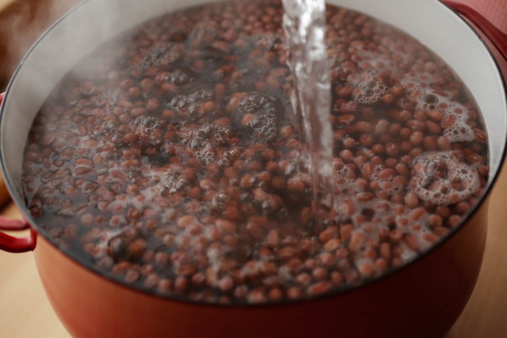 再沸騰後びっくり水を差す