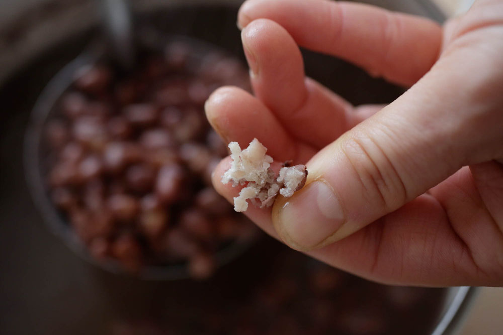 指で潰して確認