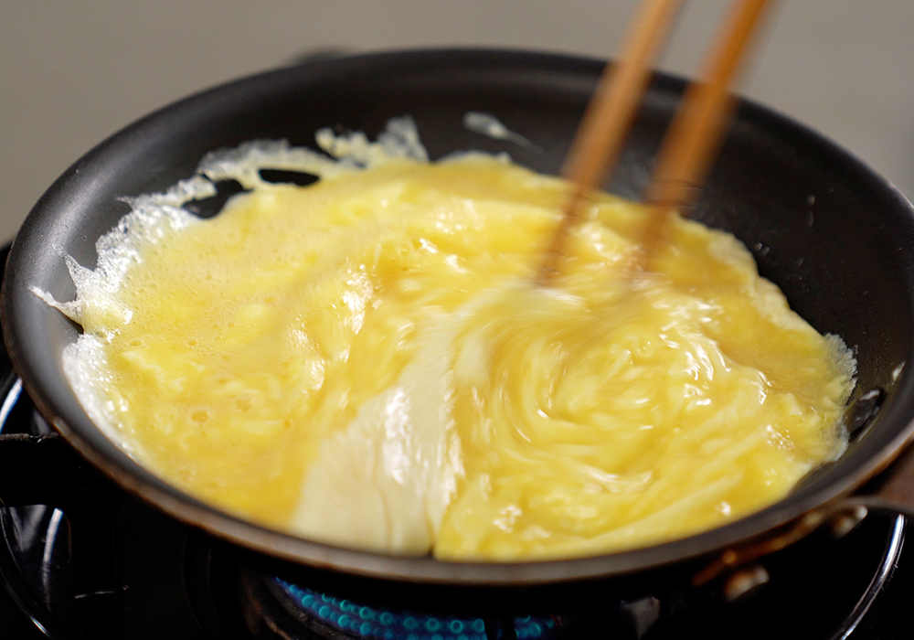 ハーブバターオムレツ