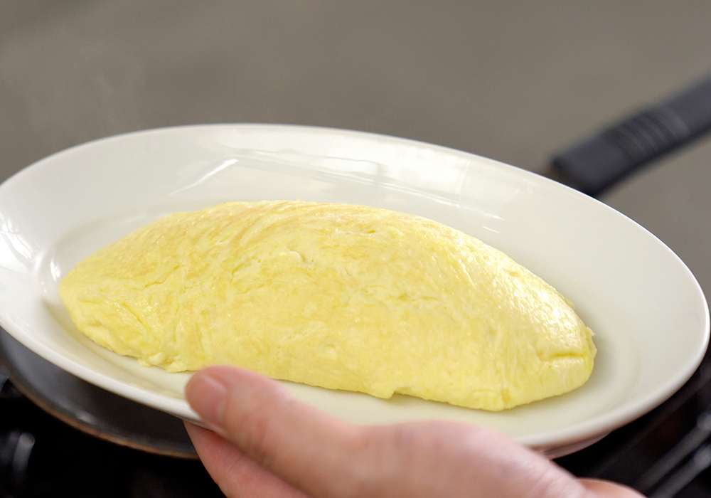 ハーブバターオムレツ