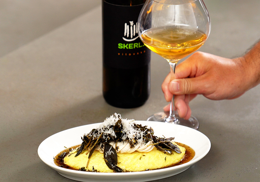 ハーブバターオムレツ