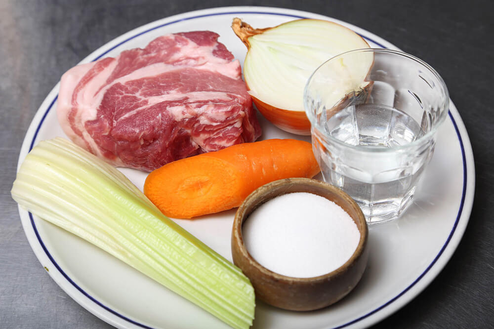 「プルドポーク」の材料