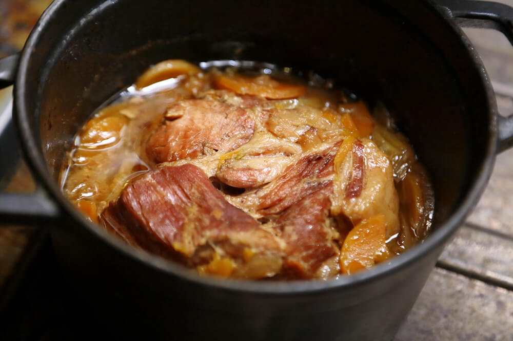 煮上がりの状態